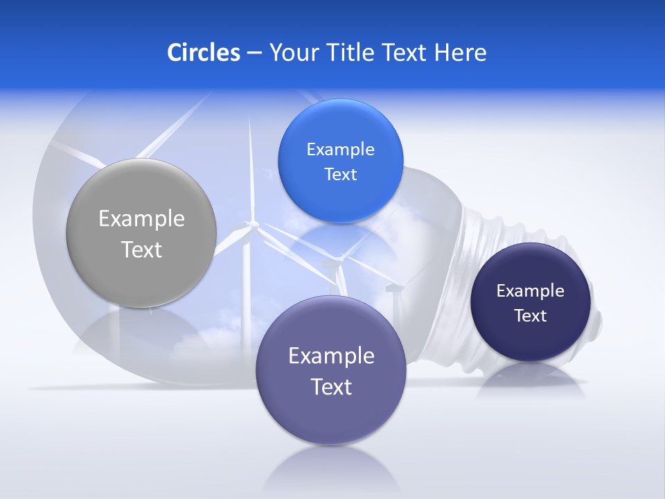 Windmill Sky Renewable PowerPoint Template