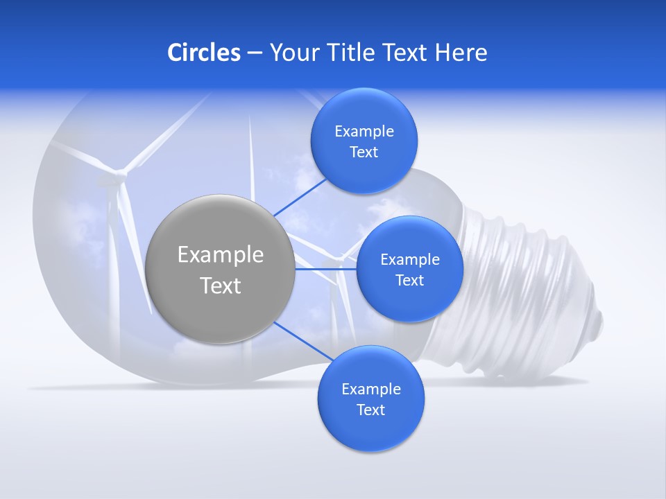 Windmill Sky Renewable PowerPoint Template