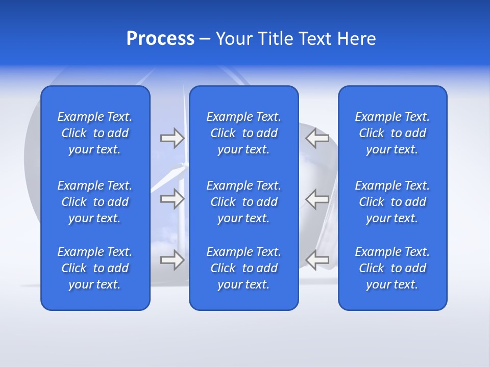 Windmill Sky Renewable PowerPoint Template