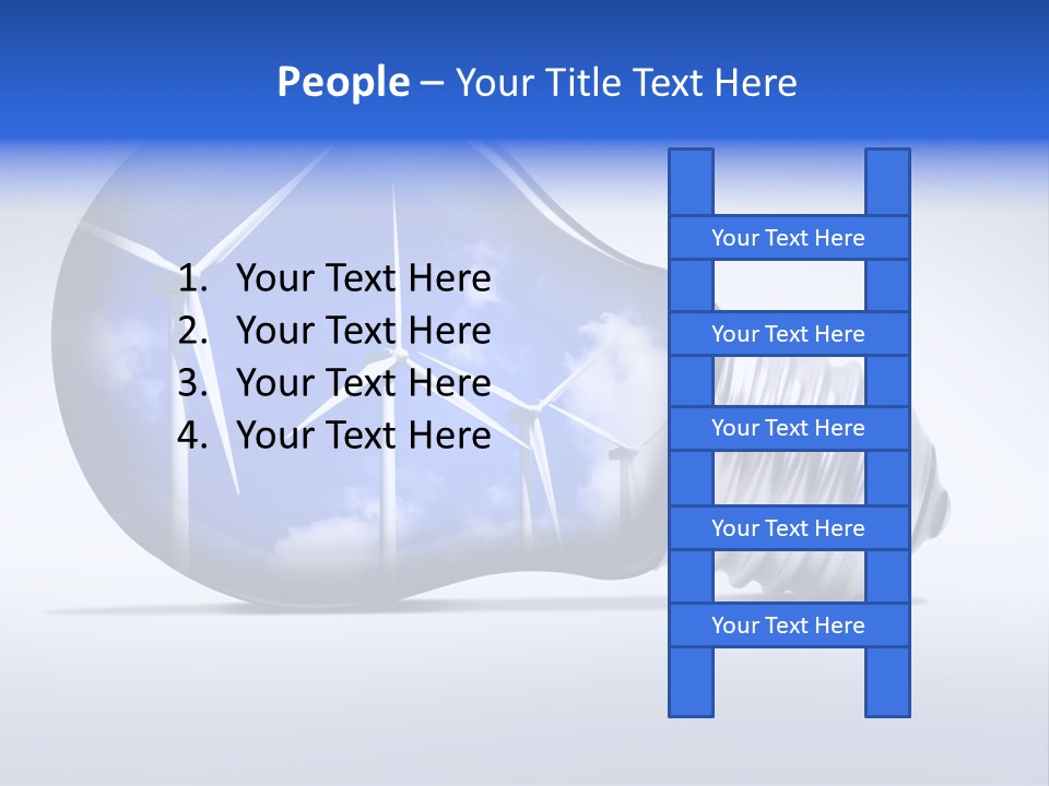 Windmill Sky Renewable PowerPoint Template