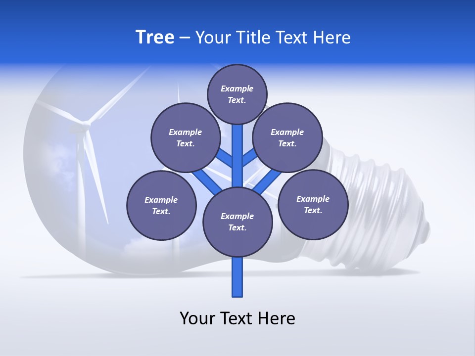 Windmill Sky Renewable PowerPoint Template