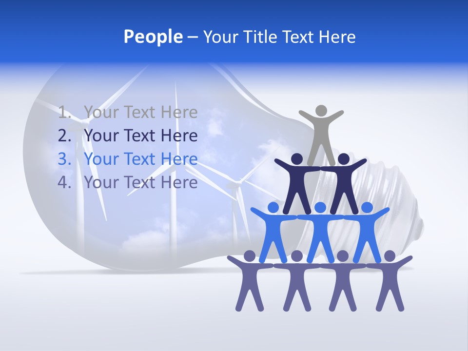 Windmill Sky Renewable PowerPoint Template