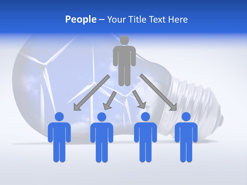 Windmill Sky Renewable PowerPoint Template