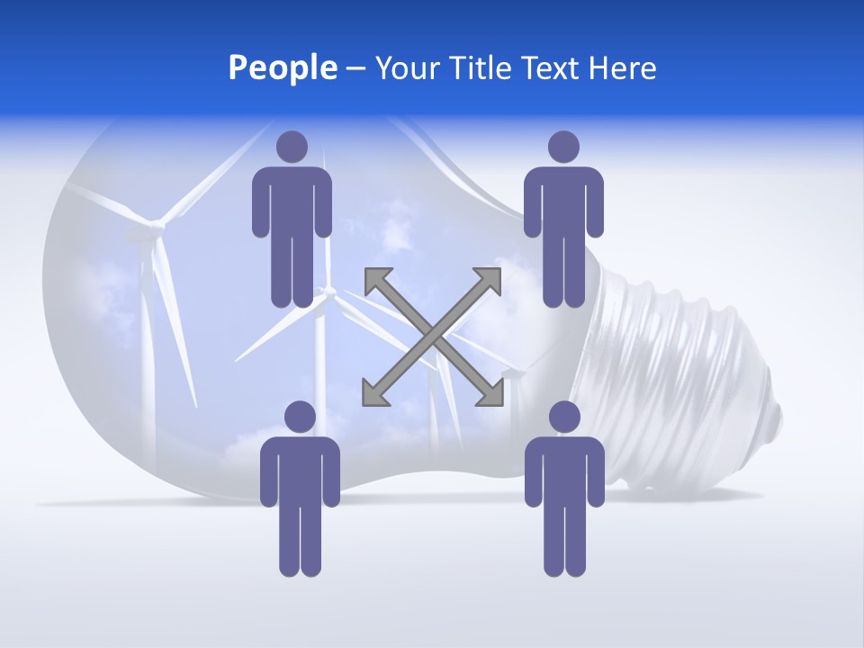 Windmill Sky Renewable PowerPoint Template