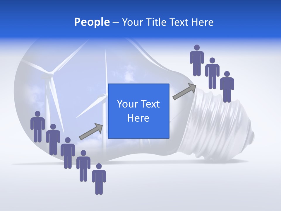 Windmill Sky Renewable PowerPoint Template