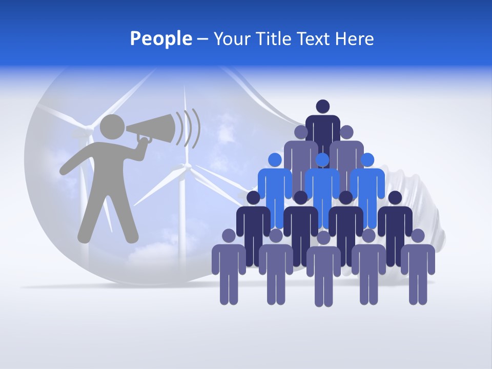 Windmill Sky Renewable PowerPoint Template