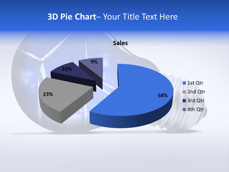 Windmill Sky Renewable PowerPoint Template