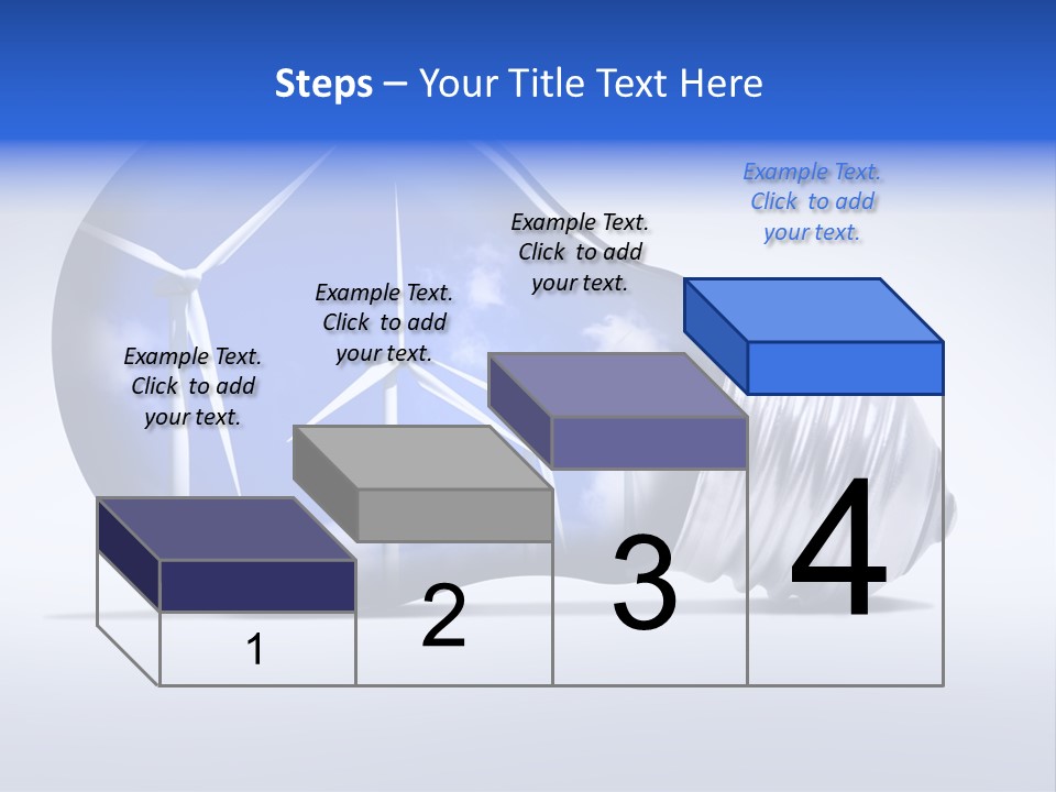 Windmill Sky Renewable PowerPoint Template