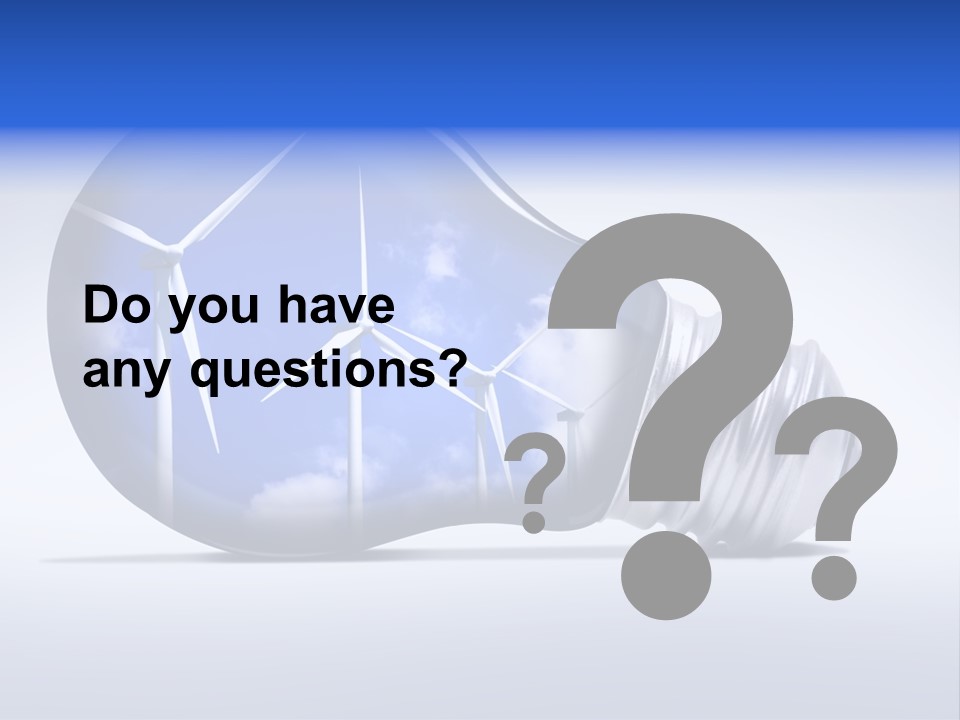 Windmill Sky Renewable PowerPoint Template