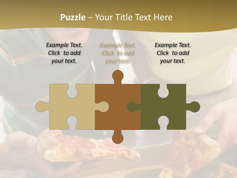 Slice Snack Food PowerPoint Template