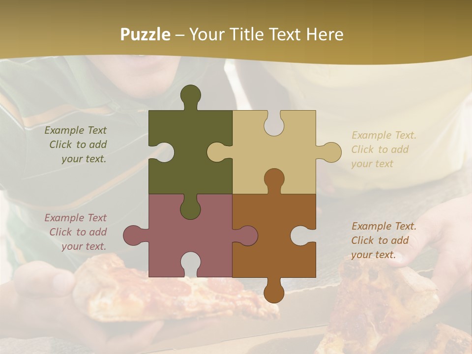 Slice Snack Food PowerPoint Template