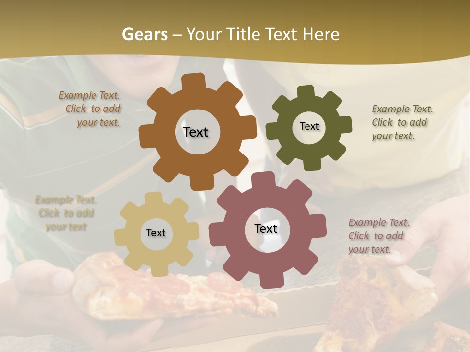 Slice Snack Food PowerPoint Template