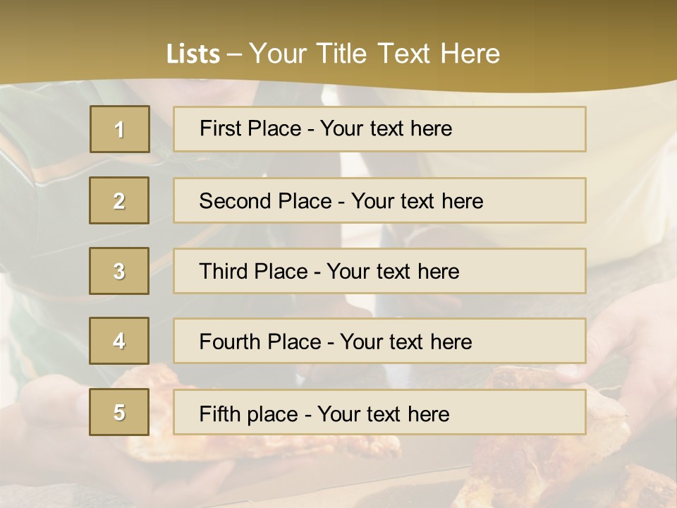 Slice Snack Food PowerPoint Template
