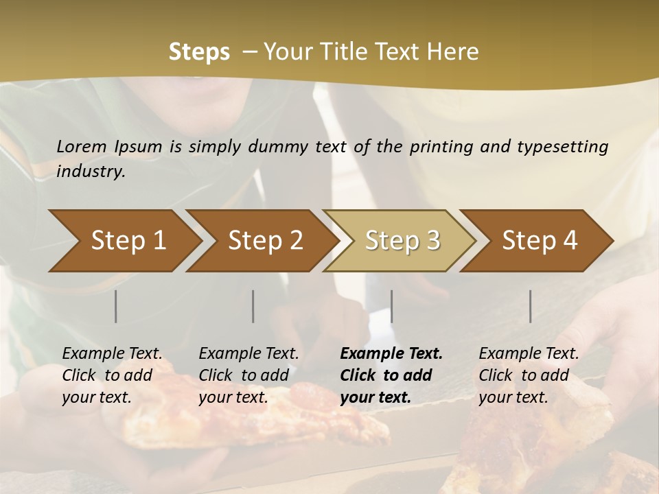 Slice Snack Food PowerPoint Template