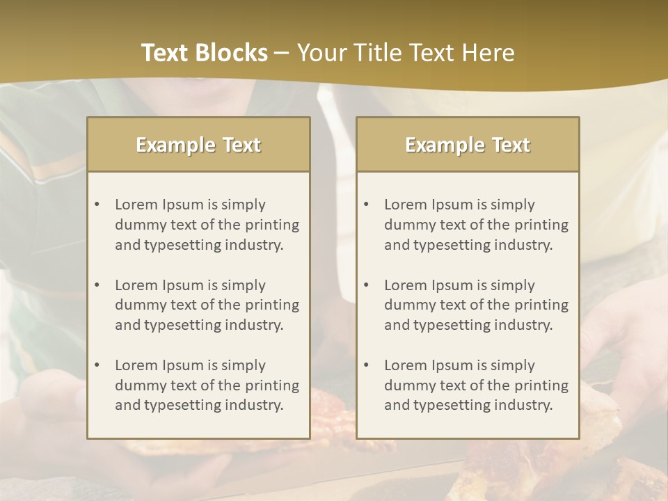 Slice Snack Food PowerPoint Template