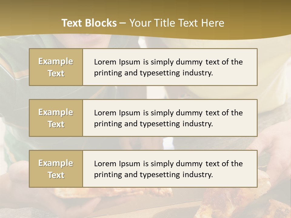 Slice Snack Food PowerPoint Template