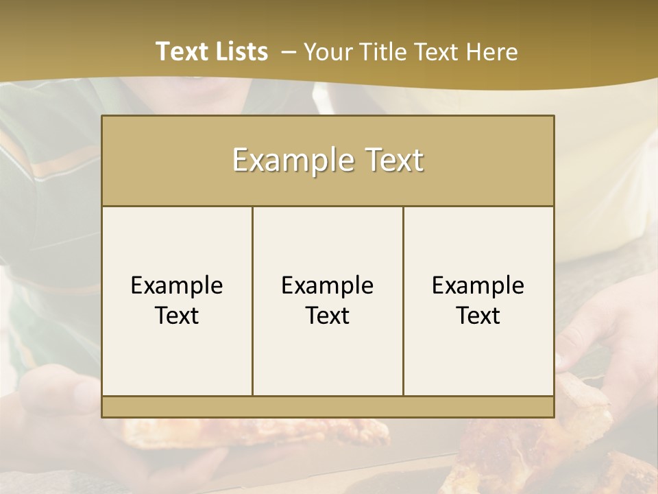 Slice Snack Food PowerPoint Template