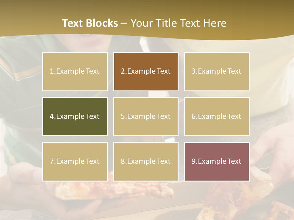 Slice Snack Food PowerPoint Template