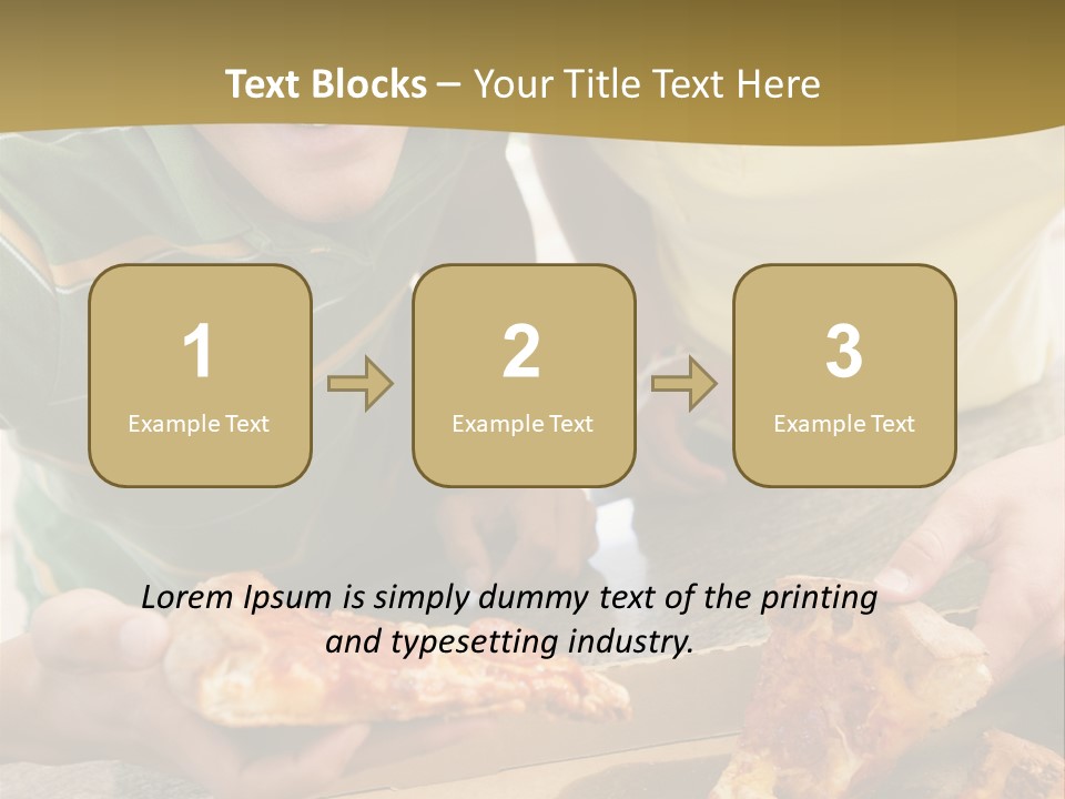 Slice Snack Food PowerPoint Template