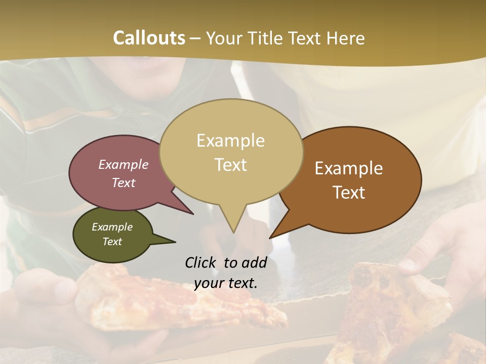 Slice Snack Food PowerPoint Template