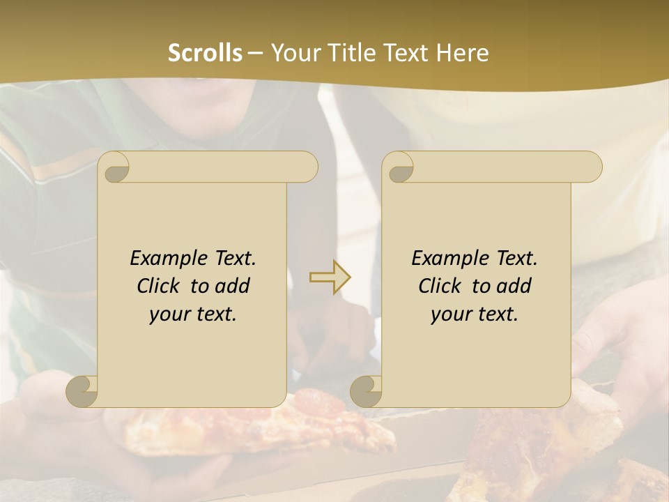 Slice Snack Food PowerPoint Template