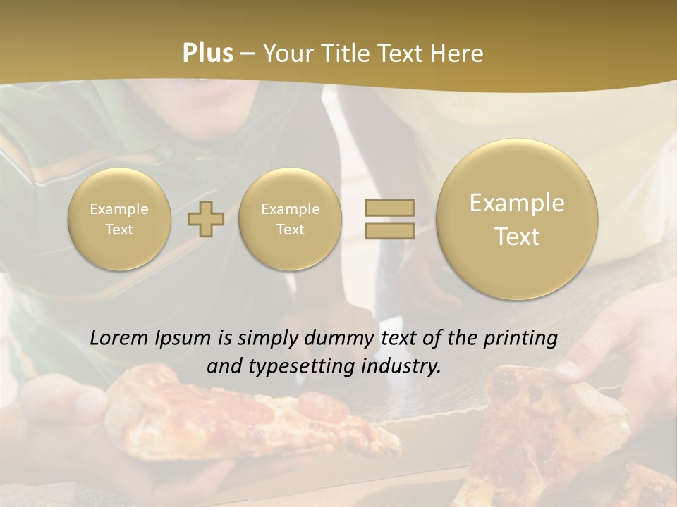 Slice Snack Food PowerPoint Template