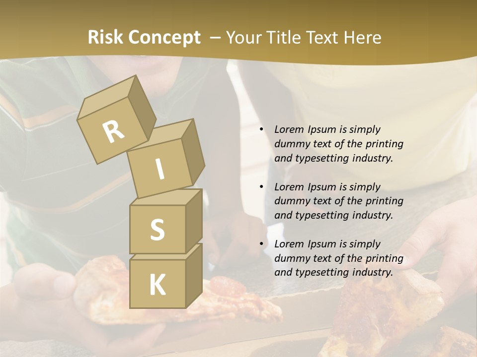 Slice Snack Food PowerPoint Template