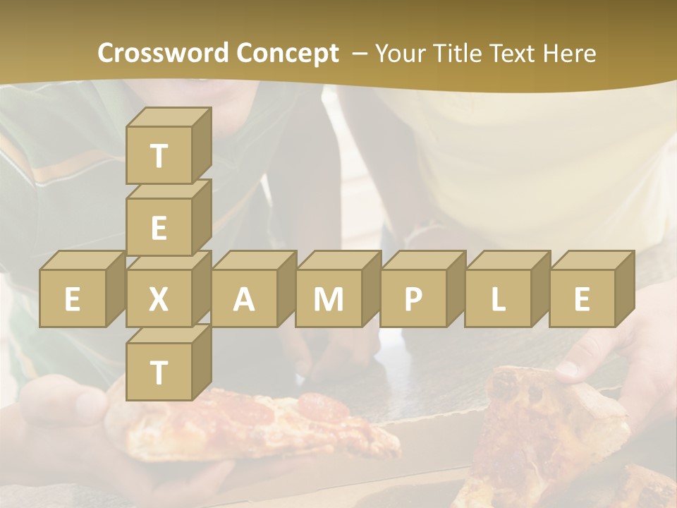 Slice Snack Food PowerPoint Template