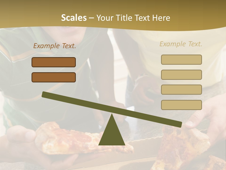 Slice Snack Food PowerPoint Template