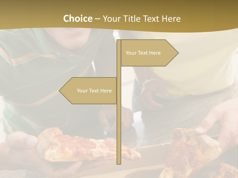 Slice Snack Food PowerPoint Template