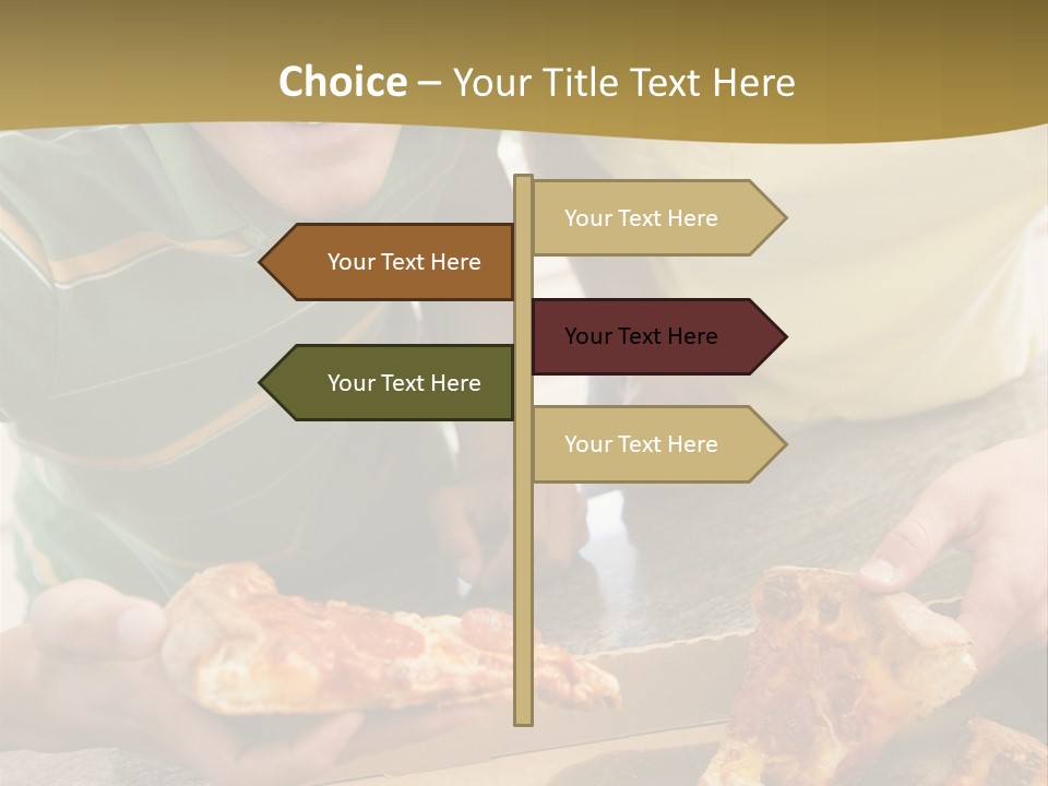 Slice Snack Food PowerPoint Template