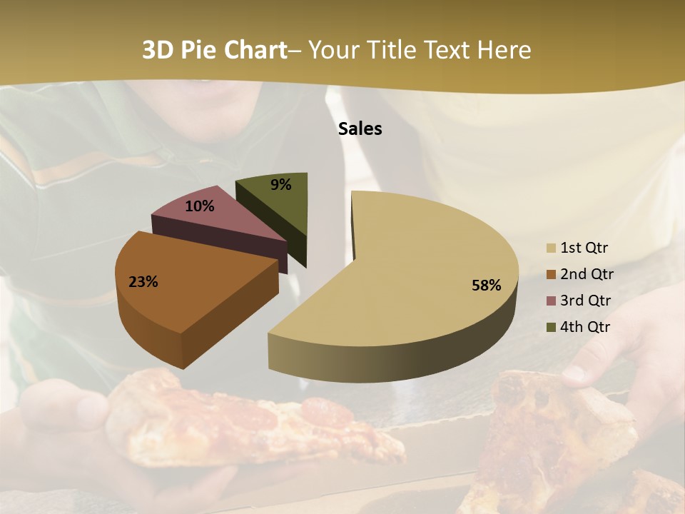 Slice Snack Food PowerPoint Template