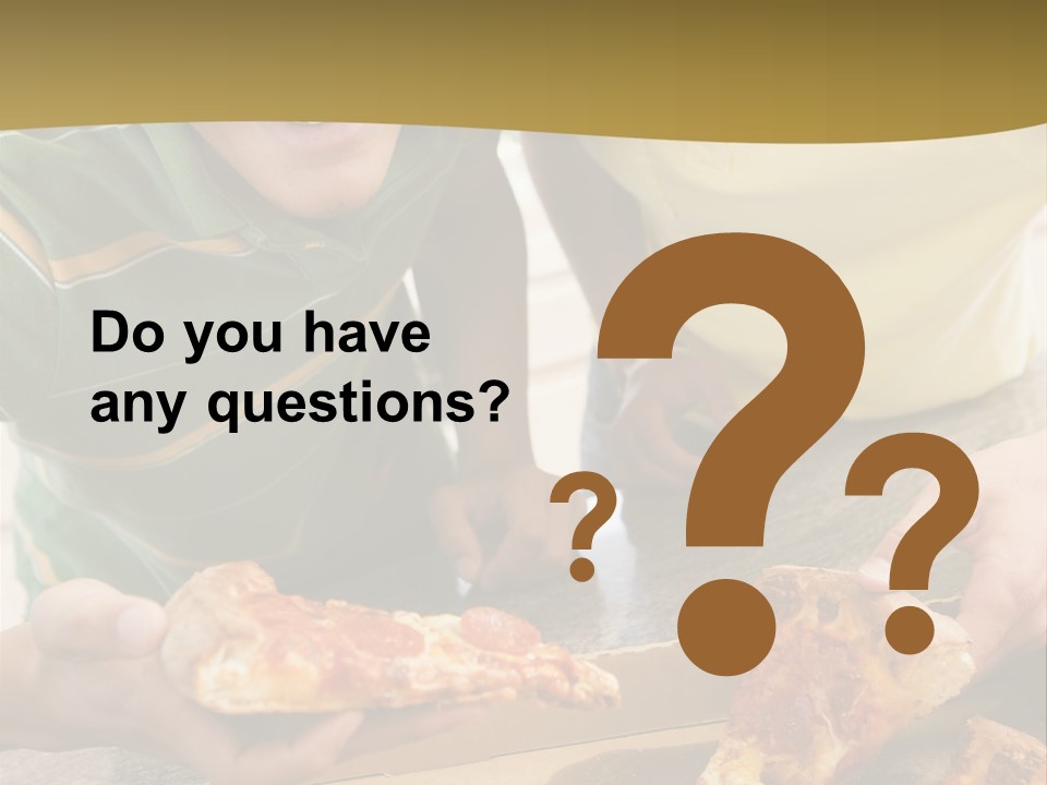 Slice Snack Food PowerPoint Template