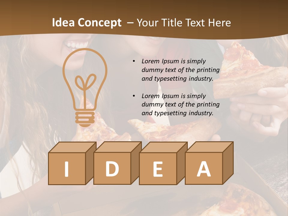 Lunch Home Kitchen PowerPoint Template