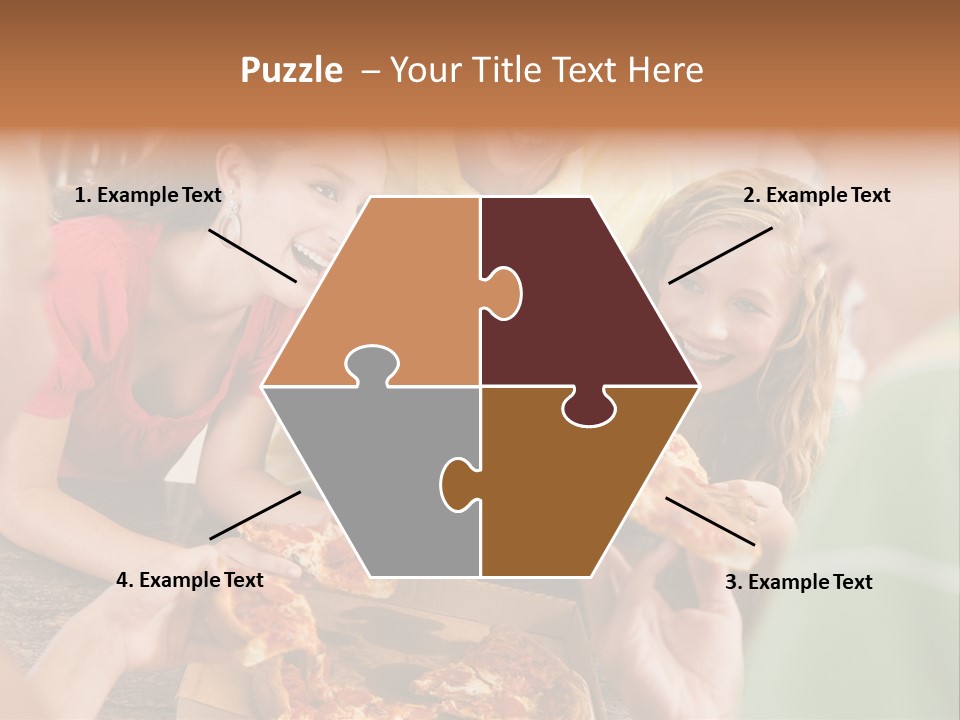 Kitchen Girl Friendship PowerPoint Template