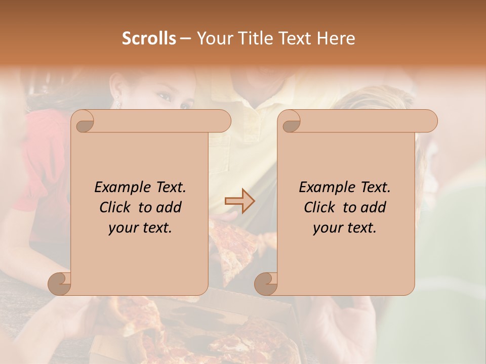 Kitchen Girl Friendship PowerPoint Template