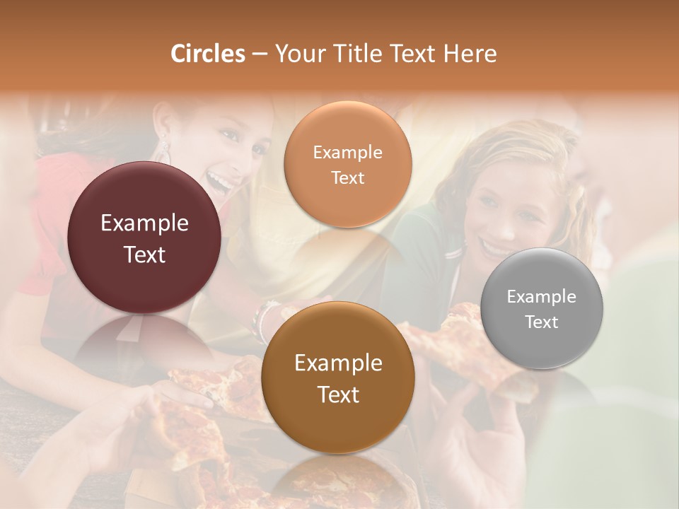 Kitchen Girl Friendship PowerPoint Template