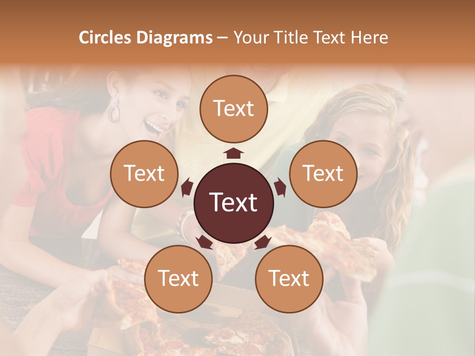 Kitchen Girl Friendship PowerPoint Template