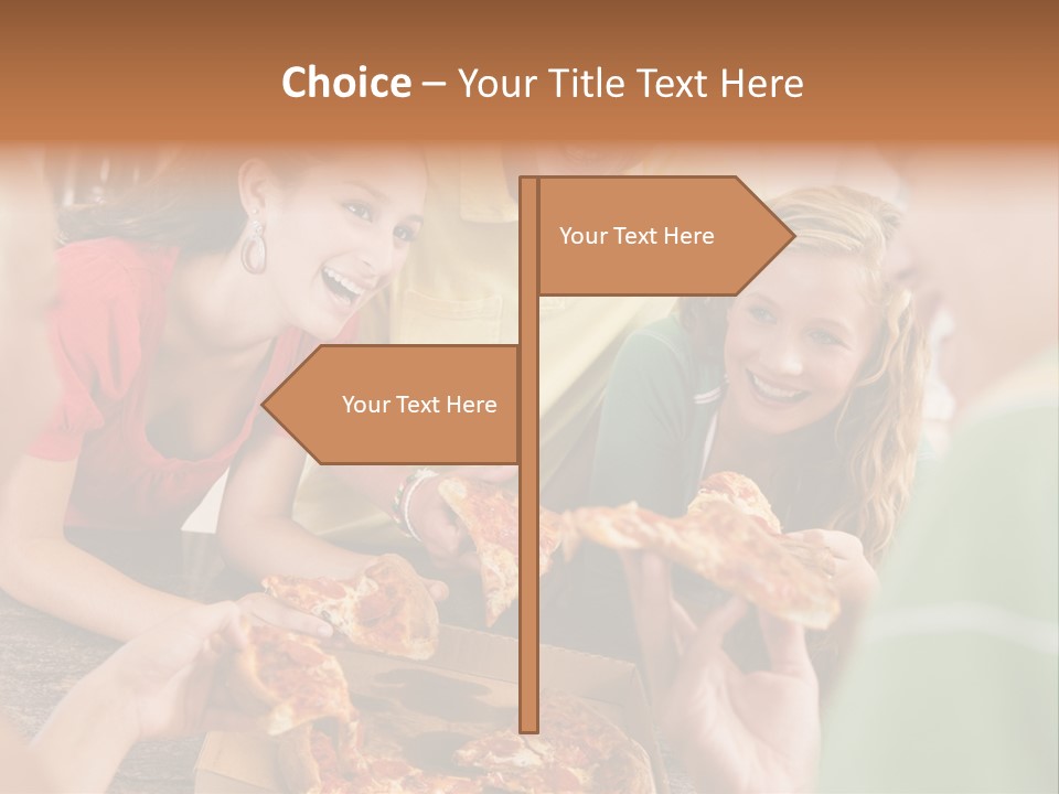 Kitchen Girl Friendship PowerPoint Template