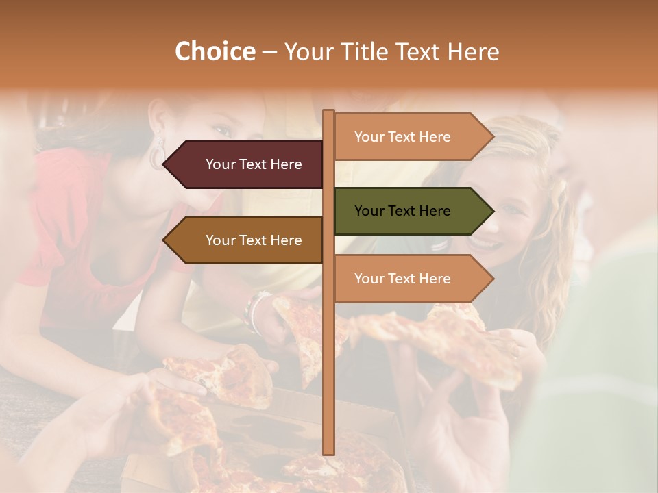 Kitchen Girl Friendship PowerPoint Template