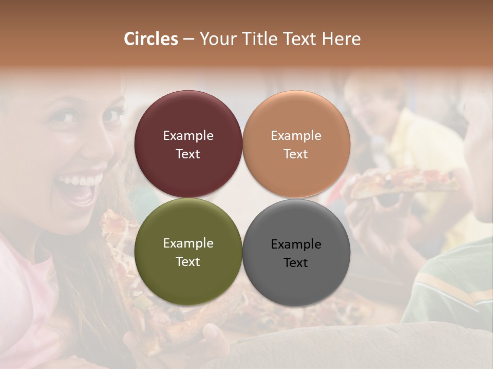 At Home Horizontal Friendship PowerPoint Template