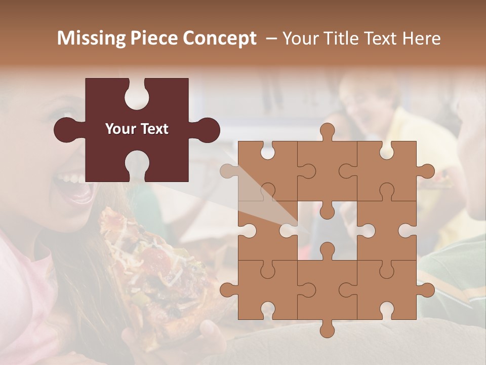 At Home Horizontal Friendship PowerPoint Template