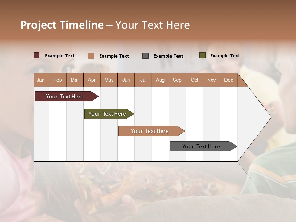 At Home Horizontal Friendship PowerPoint Template