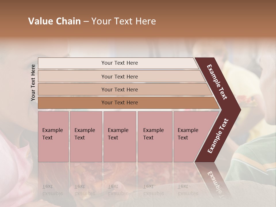 At Home Horizontal Friendship PowerPoint Template