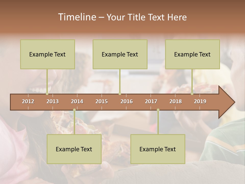 At Home Horizontal Friendship PowerPoint Template