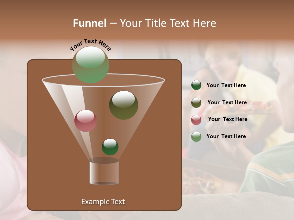 At Home Horizontal Friendship PowerPoint Template