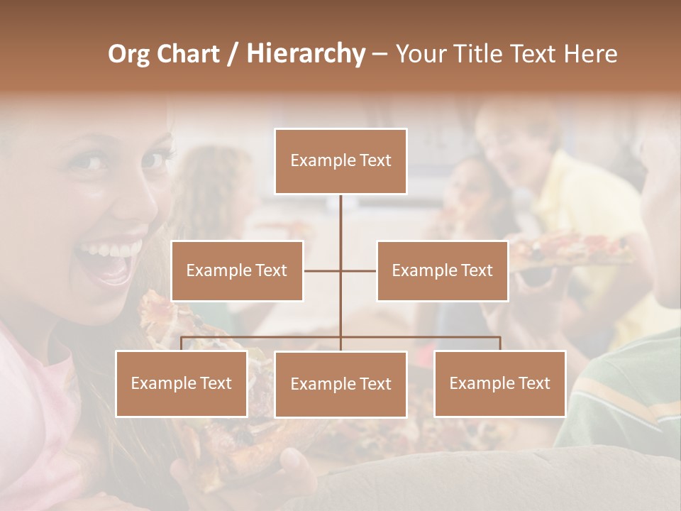 At Home Horizontal Friendship PowerPoint Template