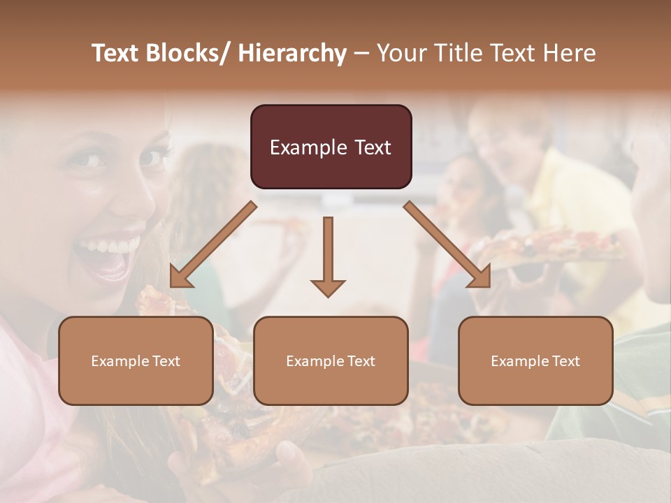 At Home Horizontal Friendship PowerPoint Template