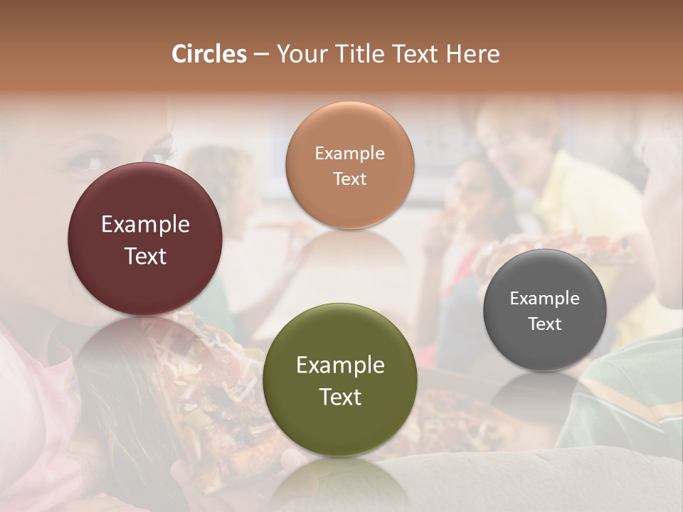 At Home Horizontal Friendship PowerPoint Template