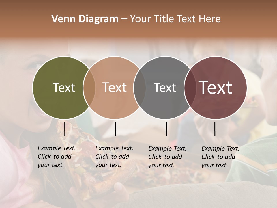 At Home Horizontal Friendship PowerPoint Template